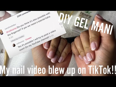 DIY | Easy At Home Gel French Manicure