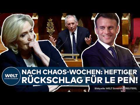 FRANKREICH: Rückschlag für Le Pen - Bayrou übersteht Misstrauensvotum im Haushaltsstreit