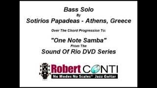 Robert Conti Student Performs BASS Solo!