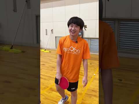 経営学科 🏓卓球に独創性を🏓 長嶺 侑空（弘前実業高校出身）はサーブを武器に強豪と戦っています👍 #中京学院大学 #卓球 #卓球動画