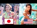USA vs JAPAN - Female Football Beauty Battle