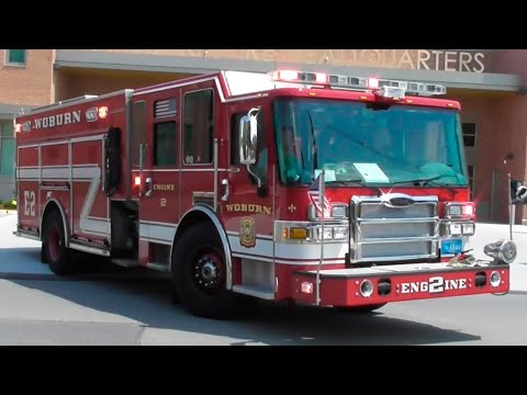 *New Station* Woburn, MA Fire Department Engine 2 & Rescue 1 Responding