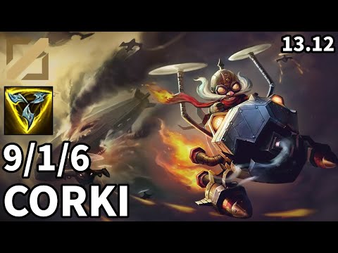 Corki Mid vs  Rakan - EUW Master | Patch 13.12