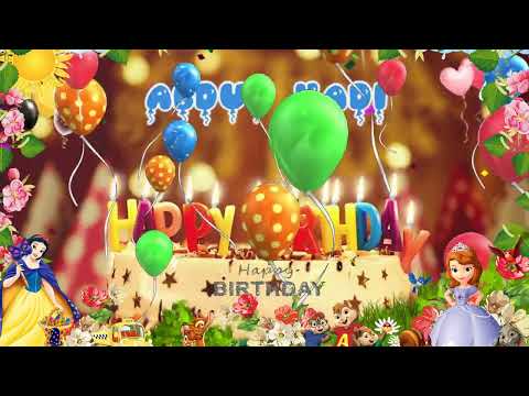 ABDUL HADI Birthday Song – Happy Birthday Abdul Hadi 1
