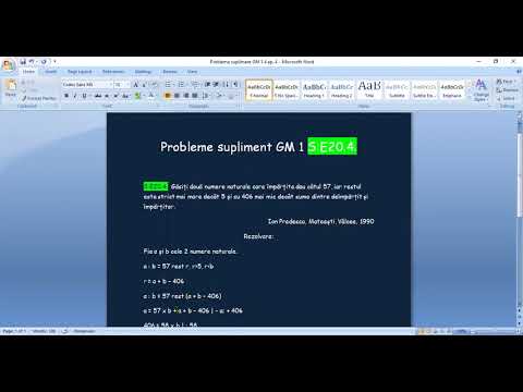 Probleme supliment GM 1 S:E20.4.