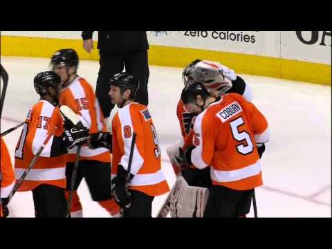 Zac Rinaldo EN goal 5-3 Feb 23 2013 Winnipeg Jets vs Philadelphia Flyers NHL Hockey
