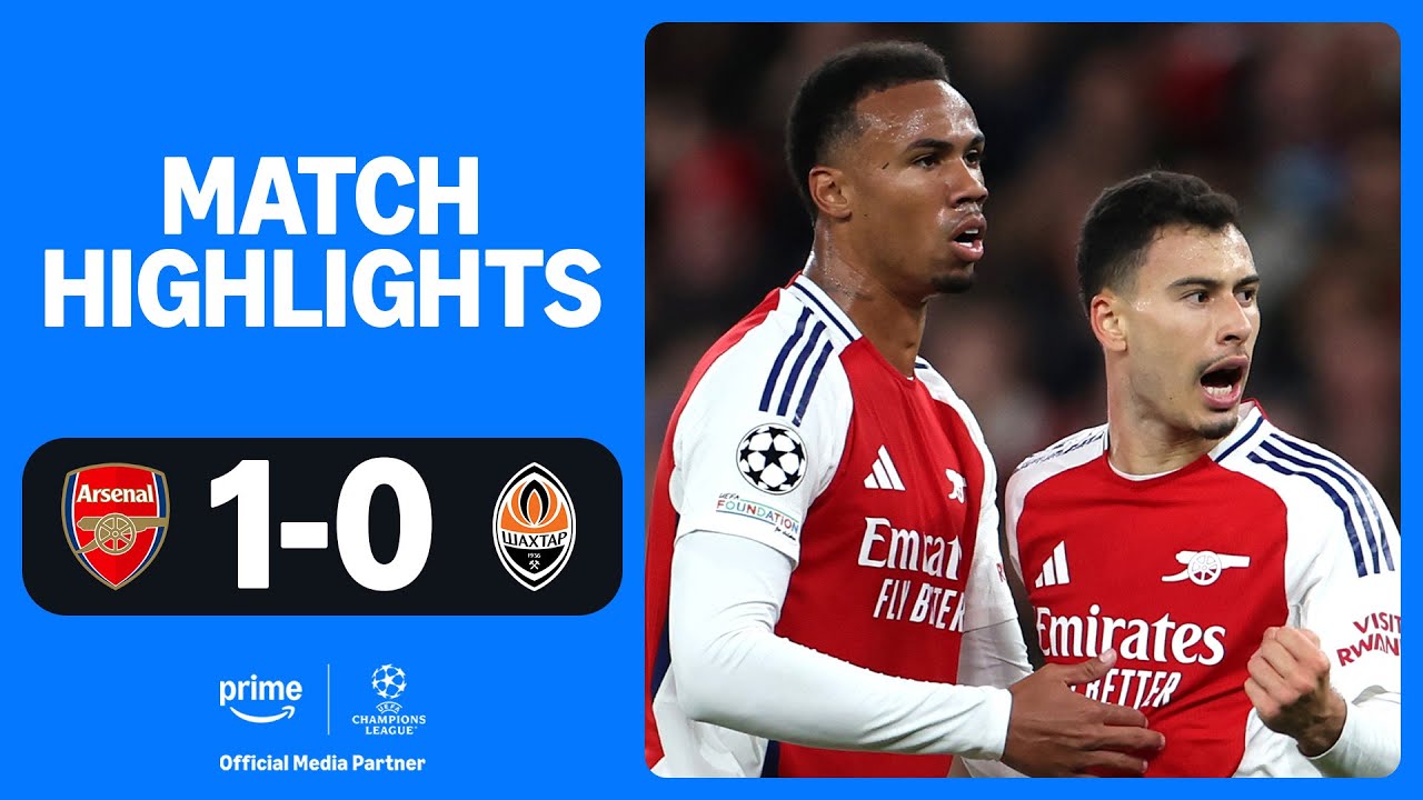 Arsenal forced to DIG DEEP! | Arsenal v Shakhtar UEFA Champions League Highlights