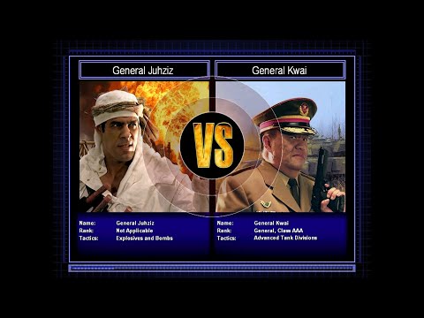 Demolition General VS Tank General [C&C Zero Hour Challenge] [Hard]