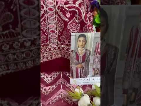 Zaha Aaeesha Vol 3-10157 Georgette Wholesale Pakistani Suit – product video thumbnail