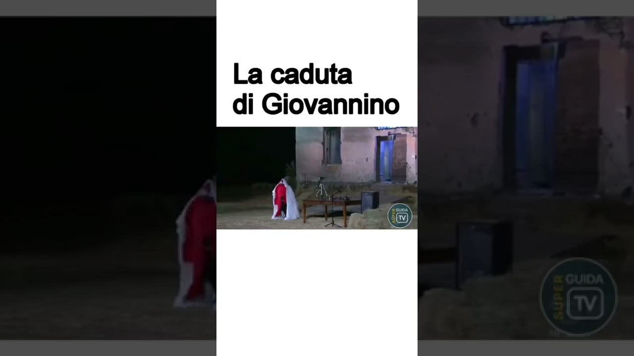 La caduta di Giovannino a Tu si Que Vales