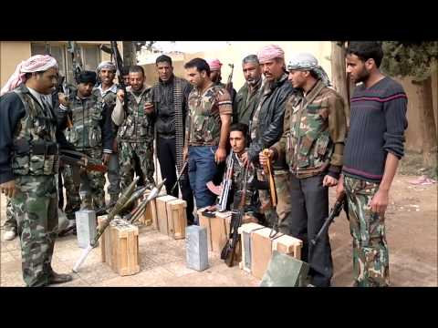 غنائم كتيبة ذو الفقار من كتيبة المدفعية في الميادين