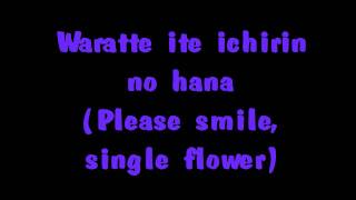 Ichirin No Hana - High and Mighty Color English&amp;Japanese Lyrics (Dedication)