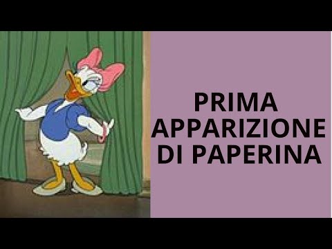 LA PRIMA APPARIZIONE DI PAPERINA NEL MONDO DISNEY