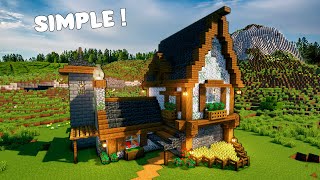 Simple Medieval House Tutorial I Minecraft How To Build 🏠