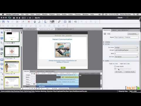 Fast Track to Adobe Captivate 6 Tutorial Slide Properties | packtpub com
