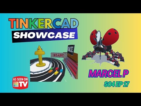 Two Amazing Tinkercad Creations by Marcel P for Tinkercad TV!