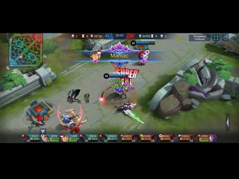 MANIAC RIP SAVAGE Guinevere gameplay SUPER EPIC COMEBACK | MOBILE LEGENDS