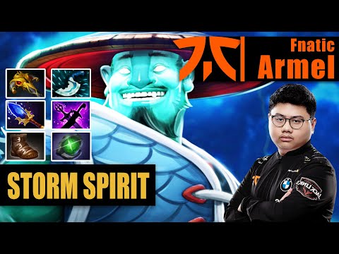 Storm Spirit Mid | Fnatic.Armel | 16 KILLS STORM KAYA AND SANGE BUILD | 7.31b Gameplay Highlights