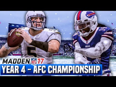 Madden 17 Chargers Franchise Year 4 - AFC Championship @ Bills | Ep.91