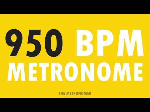 950 BPM Metronome | 15 Minute Metronome Practice