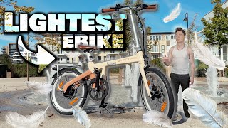 2025 Lightest Carbon Folding E-Bike - The ADO Air Carbon - WOW