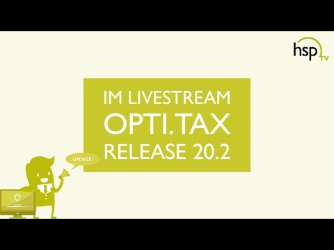 Opti.Tax Release 20.2 - Neuerungen für das Modul Dokumentation, E-Bilanz und mehr