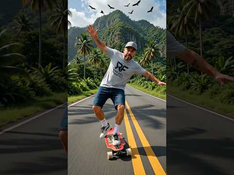 Descenso Longboard: Retro Gaming & Física IA