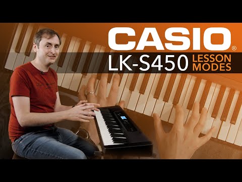 Casio LK S450 Portable Keyboard - Lessons Mode | Gear4music