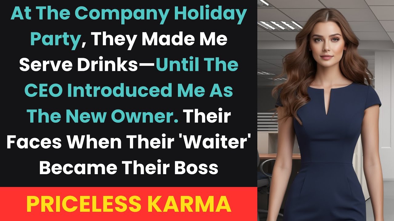 At The Company Holiday Party, They Made Me Serve Drinks—Until The CEO Introduced Me As The New Owner