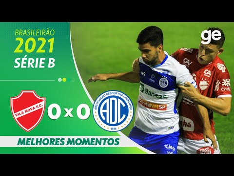 Gols e lances de Vila Nova-GO x Confiança-SE