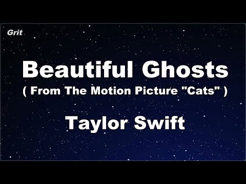 Karaoke♬ Beautiful Ghosts - Taylor Swift 【No Guide Melody】 Instrumental