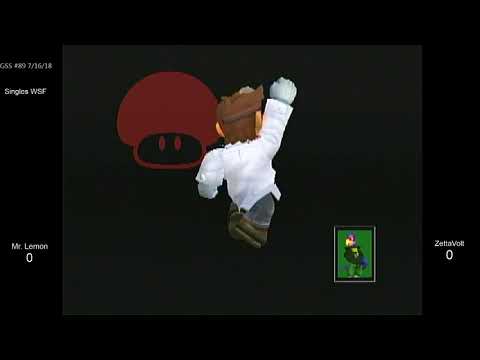 GSS 89 SSBM - Mr. Lemon (Dr. Mario) vs. ZettaVolt (Falco) - Melee WSF