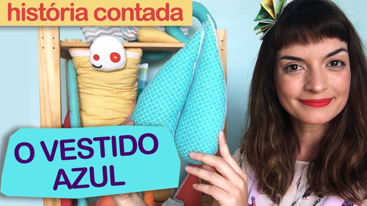 O VESTIDO AZUL - história infantil pro dia dos professores | Fafá Conta