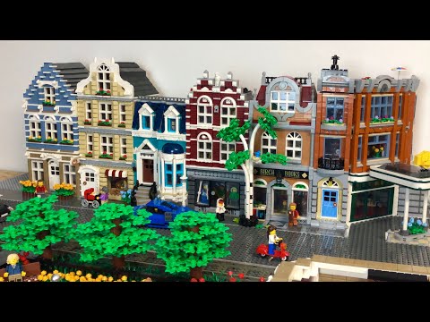 Bau einer Lego Stadt Teil 88. - Dachkonstruktion eskaliert