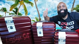Going On A Trip Buy This Expandable CooLife Luggage Set 🧳 w/ Built In TSA Lock 🔐 @NateMatthews