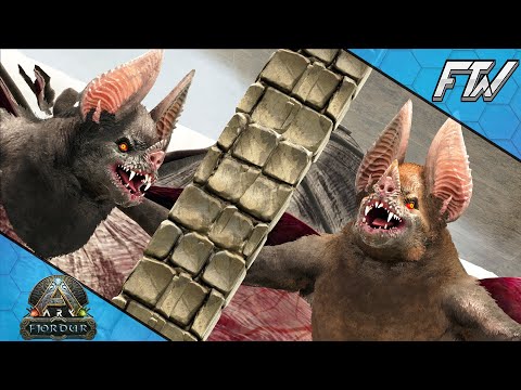 I Invented An Insane Bat Trap!!! - Ark Fjordur [DLC E25]