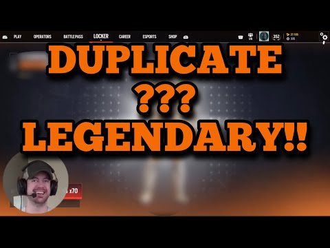 ALL 9 REACTIONS To LEGENDARY Skins From My 100 Pack Opening - Rainbow Six Siege