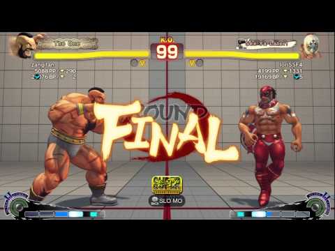 Zangitan (Zangief) vs ω Iori ω (El Fuerte) - AE 2012 Matches *720p*
