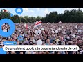 Grote protesten na 'oneerlijke verkiezingen' in Wit Rusland