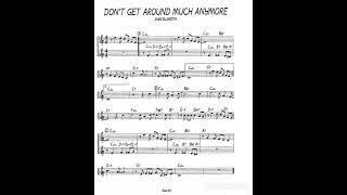 Don't get around much anymore. c copy