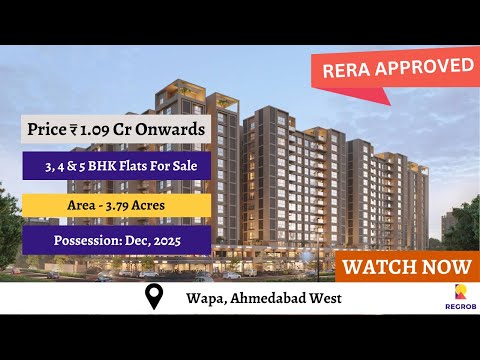 Luxurious 3, 4 & 5 BHK Flats For Sale in Bopal, Ahmedabad | The Canvas | ☎ 8377002514