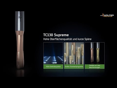 GEWINDEBOHRER TC130 SUPREME - Kurze Späne – beste Gewindeoberflächen.