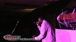 Mishon &quot;Just A Kiss&quot; live in Power 106.9 Listener Lounge