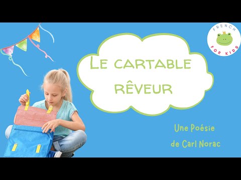 Le cartable rêveur, une poésie de rentrée !