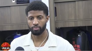 Paul George Reacts To The Clippers 118-100 Loss To The Minnesota Timberwolves. HoopJab NBA