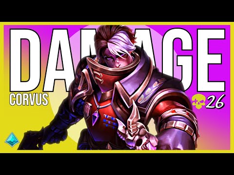 DAMAGE CORVUS - PALADINS CORVUS GAMEPLAY  - 4K