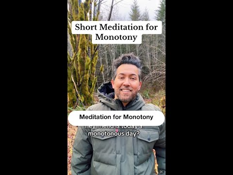 Meditation for Monotony - The Light Seer - Instagram #206