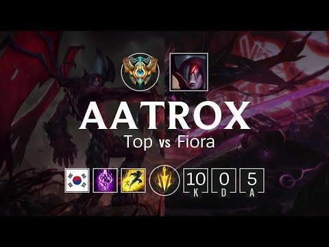 Aatrox Top vs Fiora - KR Challenger Patch 8.7