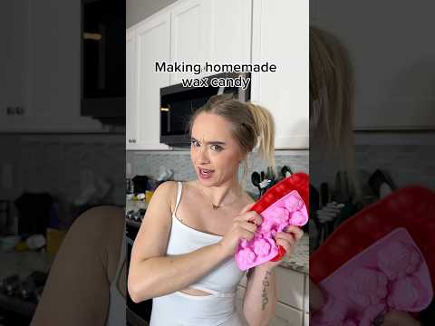 Making homade wax candy