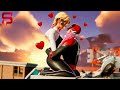 Spider-Gwen & Spider-Man's KISS of ETERNAL LOVE.. Fortnite Chapter 4